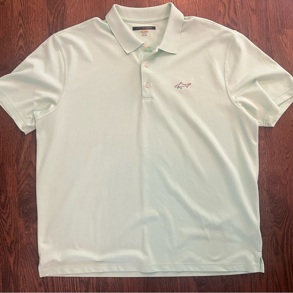 Greg Norman - Men's Lime Green Polo Shirt